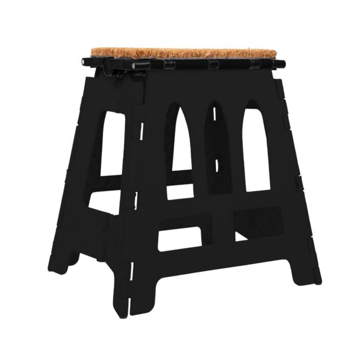 Opstapkruk Step-up QHP met mat Zwart Opstapkruk Step-up QHP met mat Zwart