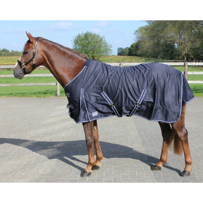 Zomerdeken QHP Basic blauw 145/195 cm