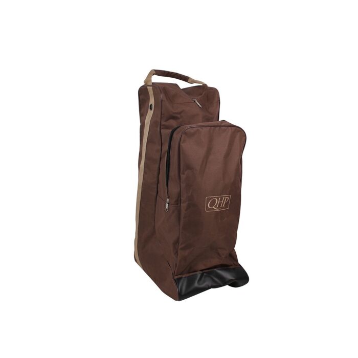 Rijlaarzen & Cap Tas QHP Bruin/Beige