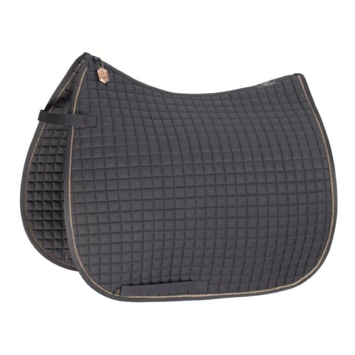 Zadeldekje dressuur Eskadron Heritage Cotton Basalt Grey Full