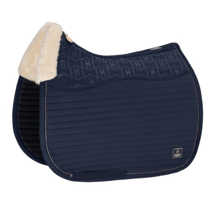 Zadeldekje dressuur Eskadron Heritage Micro-Evo-Wool Navy Full