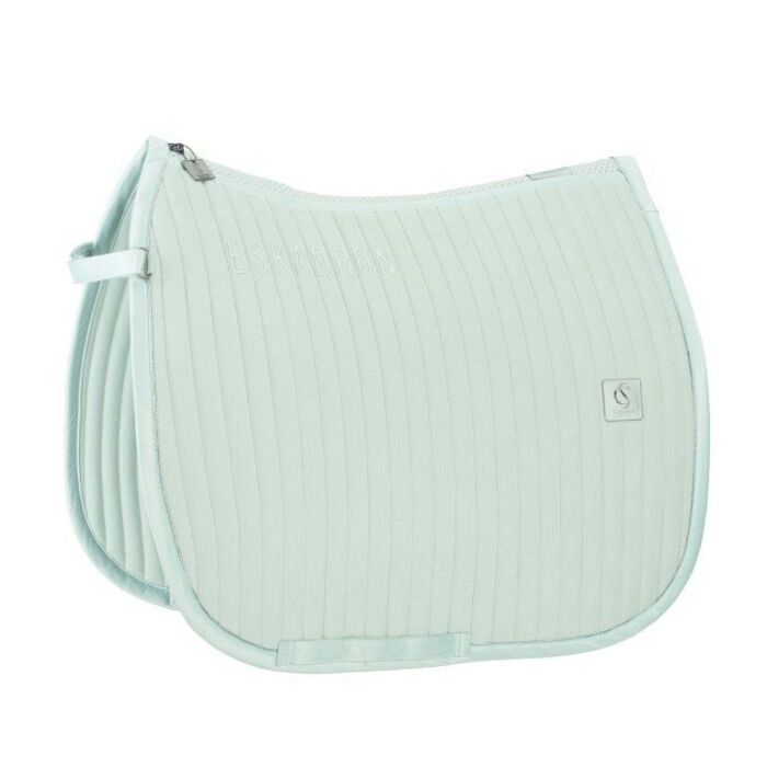 Zadeldekje dressuur Eskadron Cord Embleem Powder Green Full Zadeldekje dressuur Eskadron Cord Embleem Powder Green Full