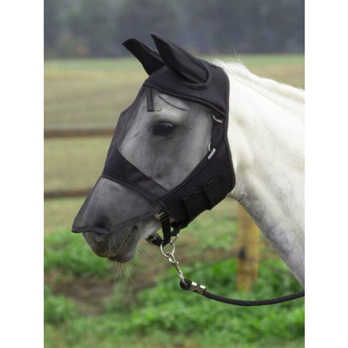 Vliegenmasker Busse Fly Cover Pro zwart x-full