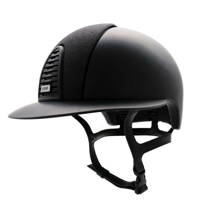 Rijhelm KEP Italia Cromo 2.0 Polo Textile Zwart met Black Star Voorzijde, Black Grill en Polo-klep – Maat 