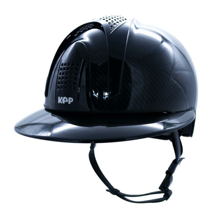 Rijhelm KEP Italia Polo E-light Carbon Blauw met Metal Blauw Details en Quick Kinband – Maat M