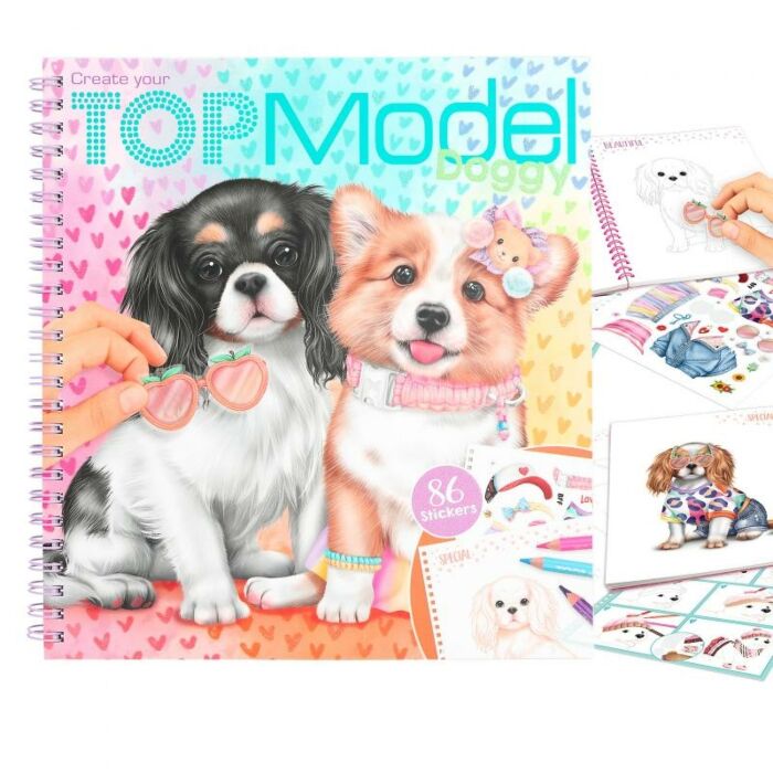 Create your doggy kleurboek TOPModel Create your doggy kleurboek TOPModel