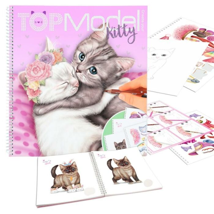 Create your Kitty kleurboek TOPModel Create your Kitty kleurboek TOPModel