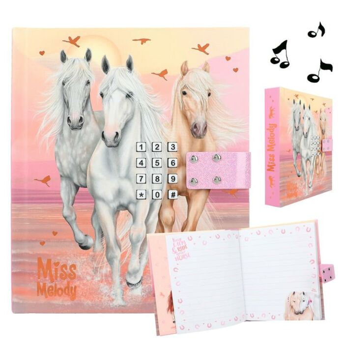 Dagboek met code en muziek Miss Melody Sundown Dagboek met code en muziek Miss Melody Sundown