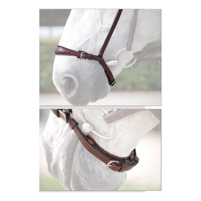 Dy'on Neusriem Nec. Noseband Drop Bruin Full