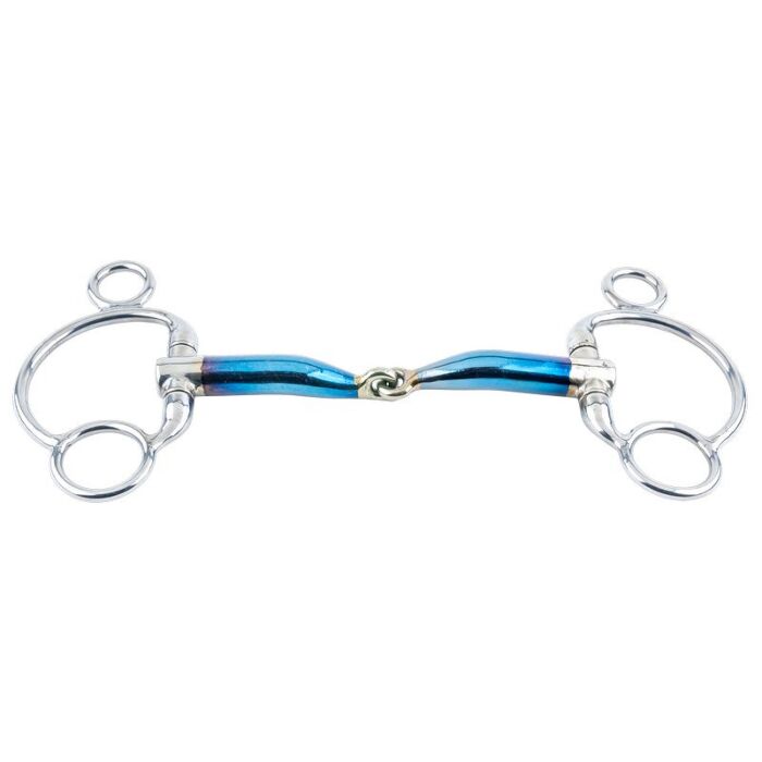 Bustrens Trust Equestrian Sweet Iron Enkel Gebroken 16 mm Blauw 13.5 cm Bustrens Trust Equestrian Sweet Iron Enkel Gebroken 16 mm Blauw 13.5 cm