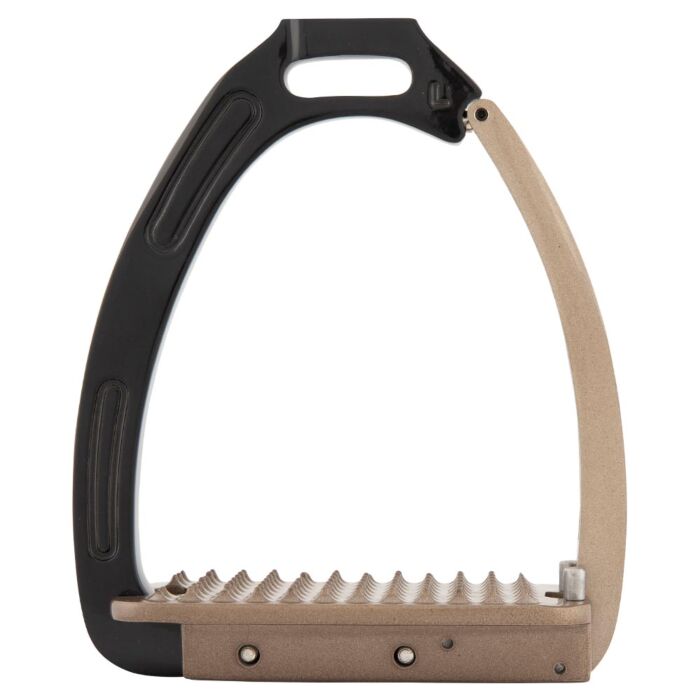 Stijgbeugel BR Lavarone Zwart/Bruin 12 cm Stijgbeugel BR Lavarone Zwart/Bruin 12 cm