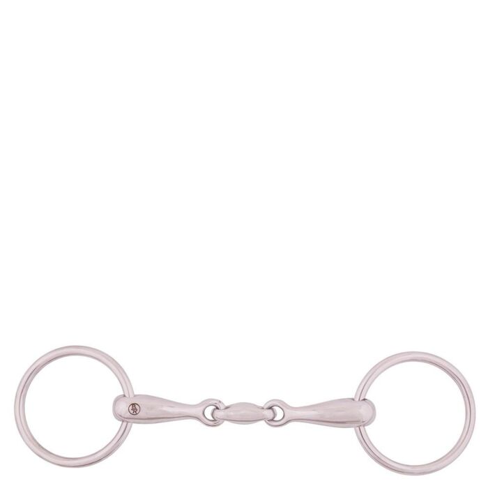 Br Watertrens Dubbelgebroken Massief Rvs 16mm 12,5 cm