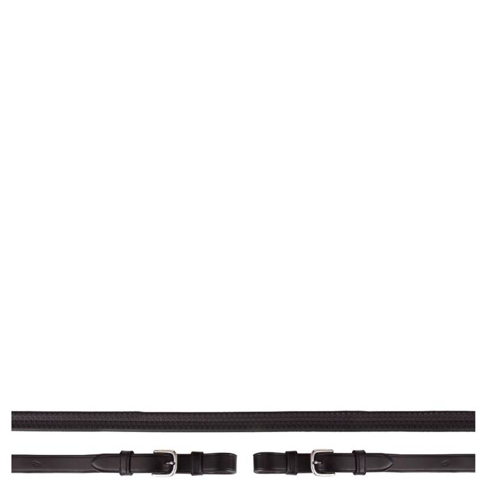 Teugel BR Eventa Pro Grip 16mm Zwart/Grijs Full Teugel BR Eventa Pro Grip 16mm Zwart/Grijs Full