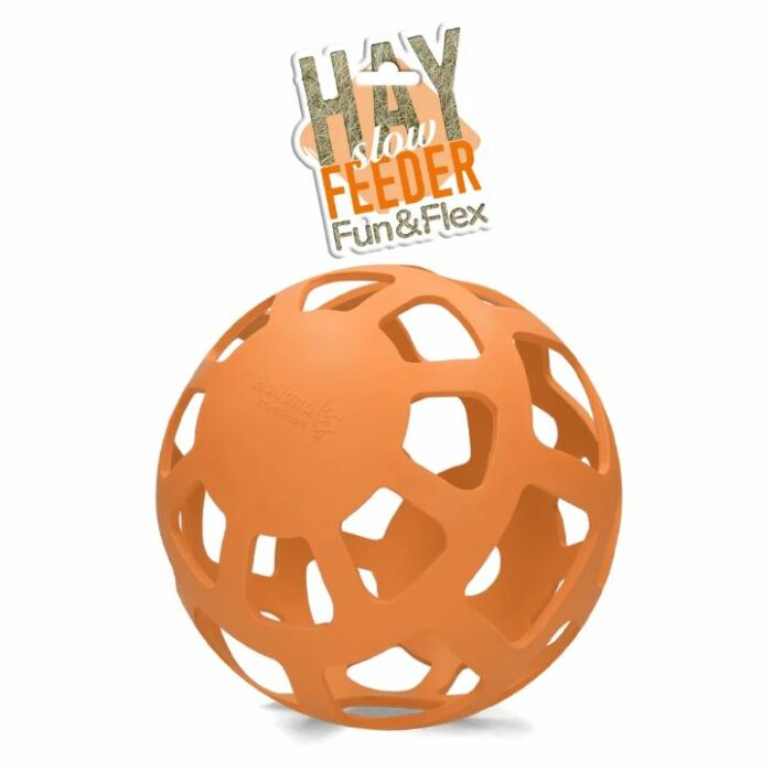Hay Slowfeeder Excellent fun and flex Oranje