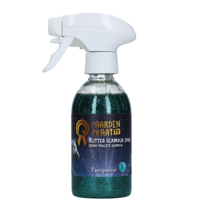 Glitter Glamour Spray Paardenpraat TV Turquoise Glitter Glamour Spray Paardenpraat TV Turquoise