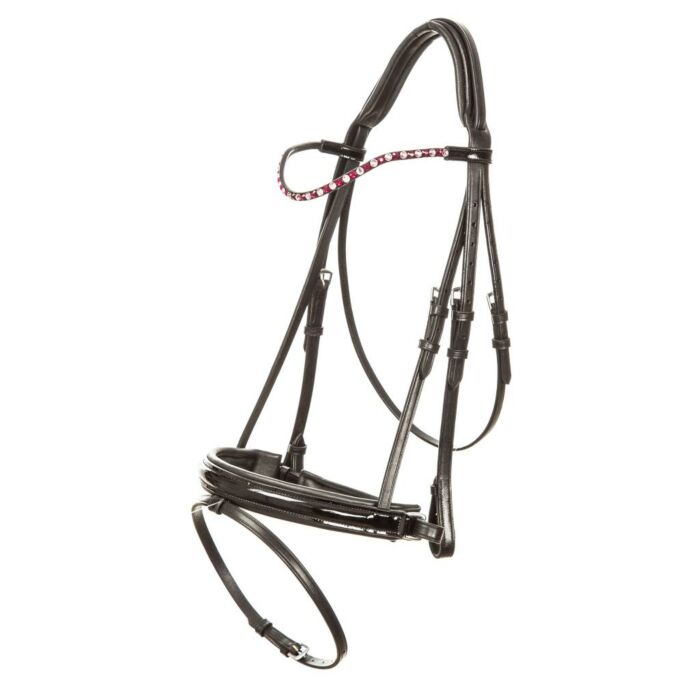 Hoofdstel Imperial Riding Di Layla Black lack-Rose Full