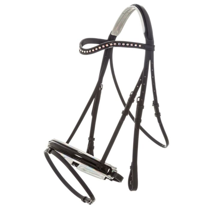 Hoofdstel Imperial Riding Di Layla Black-Black Hologram Cob