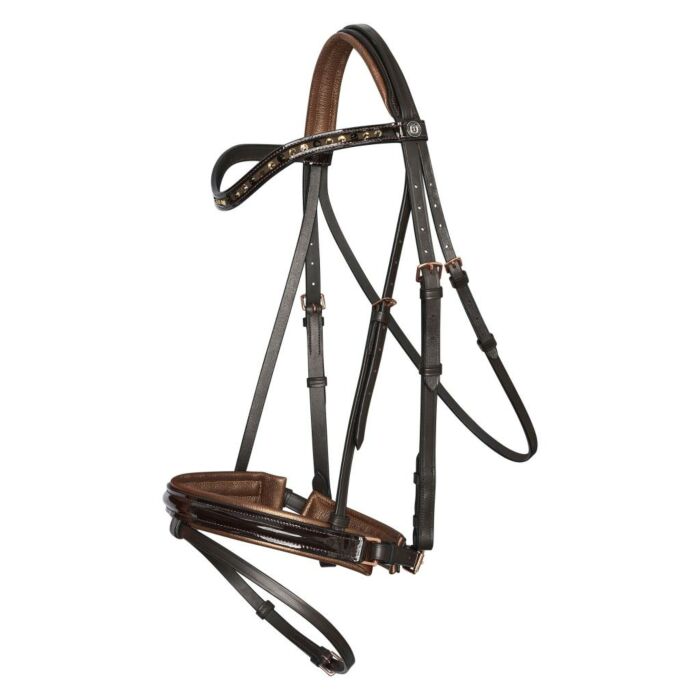 Hoofdstel Imperial Riding Di Layla Brown-Bronze Cob Hoofdstel Imperial Riding Di Layla Brown-Bronze Cob