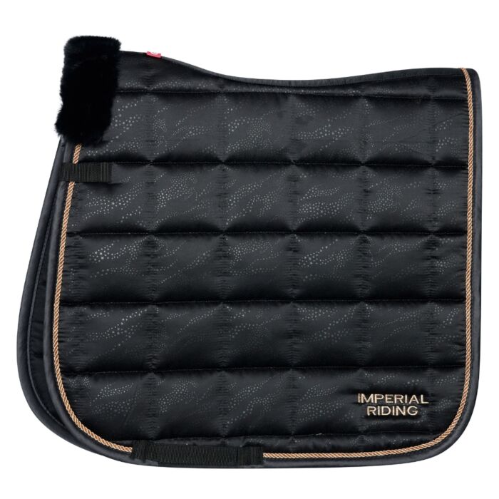 Zadeldekje dressuur Imperial Riding Ambient AOP Black zebra Cob Zadeldekje dressuur Imperial Riding Ambient AOP Black zebra Cob