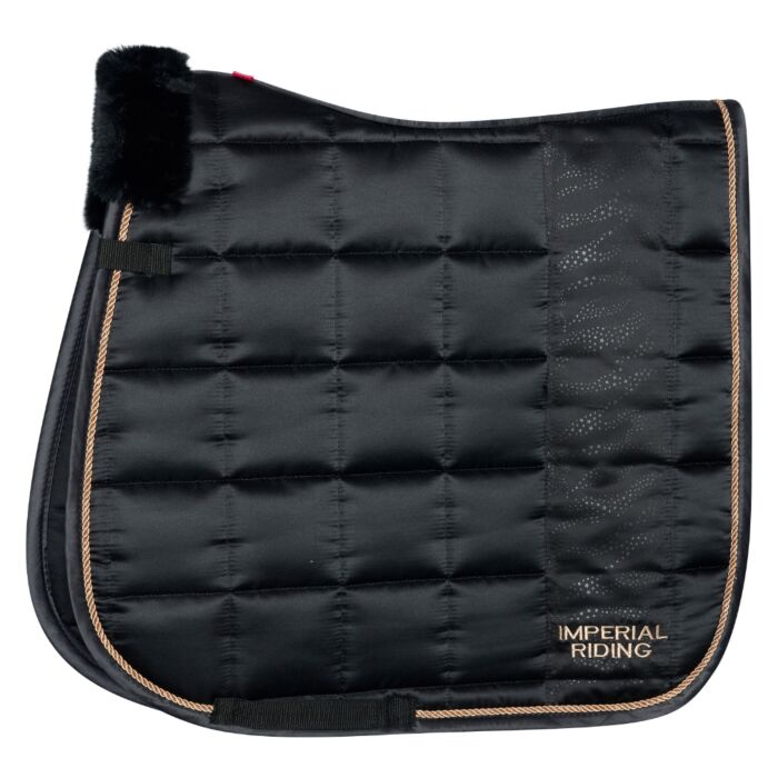 Zadeldekje dressuur Imperial Riding Ambient Black zebra Cob Zadeldekje dressuur Imperial Riding Ambient Black zebra Cob