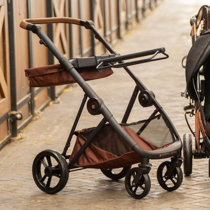Zadelcaddy Imperial Riding Carry Light Navy-Chocolate Zadelcaddy Imperial Riding Carry Light Navy-Chocolate
