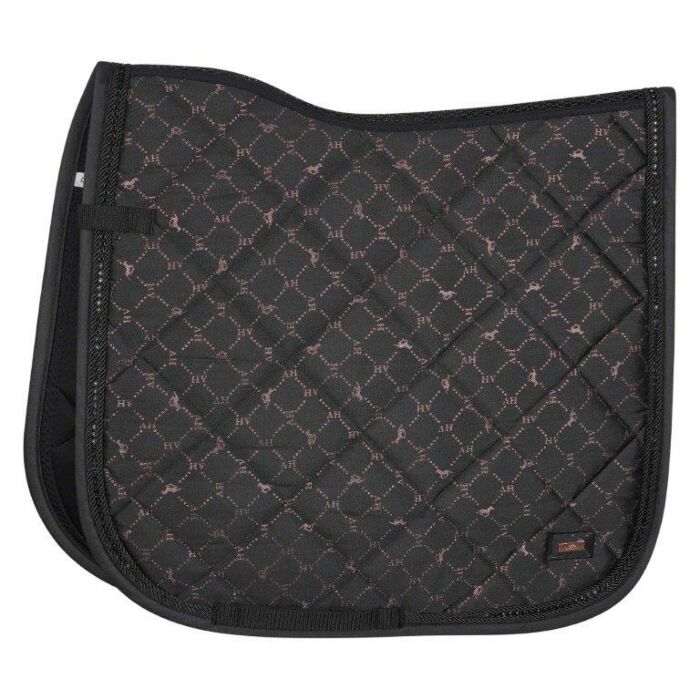 Zadeldekje dressuur HV Polo Welmoed shine Black-Rosegold Full