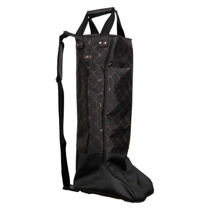 Laarzentas HV Polo Welmoed Shine Black-Rose gold