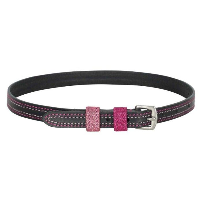 Sporenriempjes Imperial Riding Glimmer Black Pink