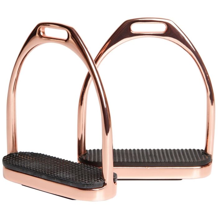 Stijgbeugels Harry's Horse Fillis recht Rosegold 12 cm Stijgbeugels Harry's Horse Fillis recht Rosegold 12 cm