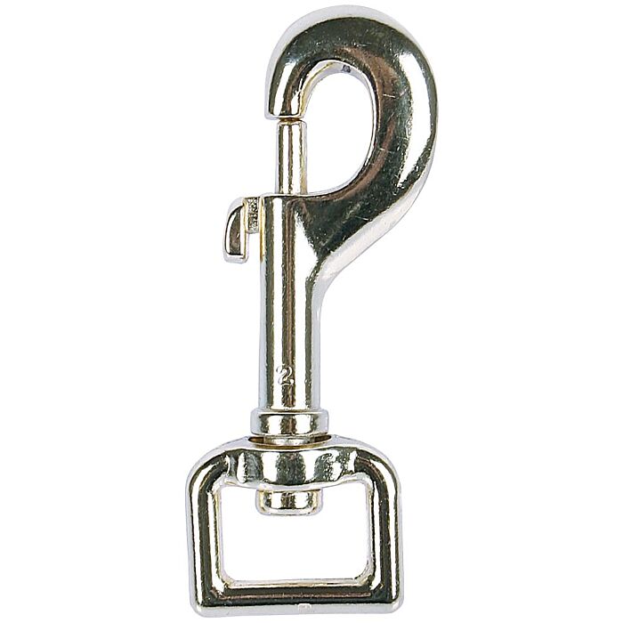 Musketonhaak Harry's Horse Rechthoekig Zilver 0.75"