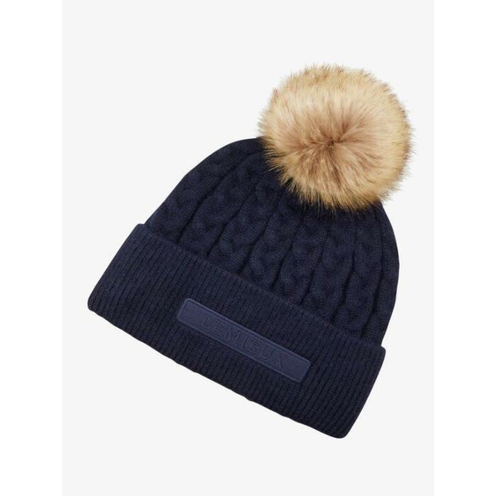 Muts LeMieux Clara Cable Beanie Navy