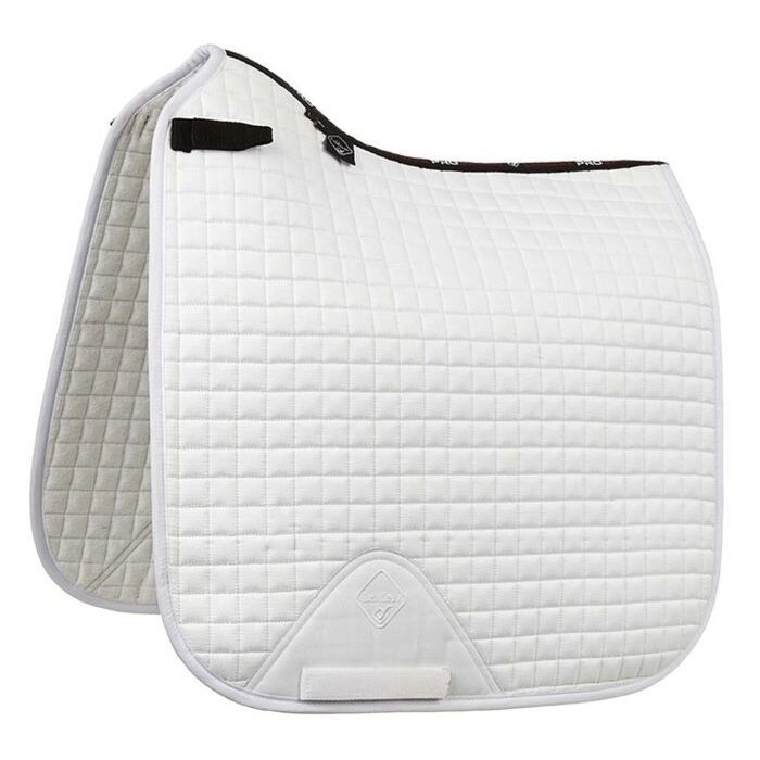 Zadeldekje dressuur LeMieux Luxury wit L Zadeldekje dressuur LeMieux Luxury wit L