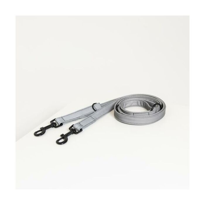 Hondenriem Kentucky Reflective grijs 2 Meter Hondenriem Kentucky Reflective grijs 2 Meter