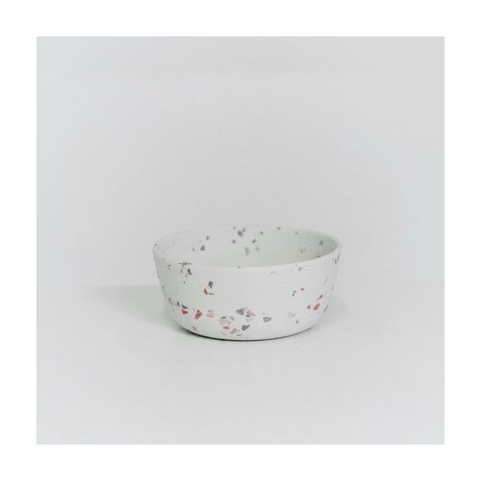 Hondenkom Kentucky Terrazzo wit S