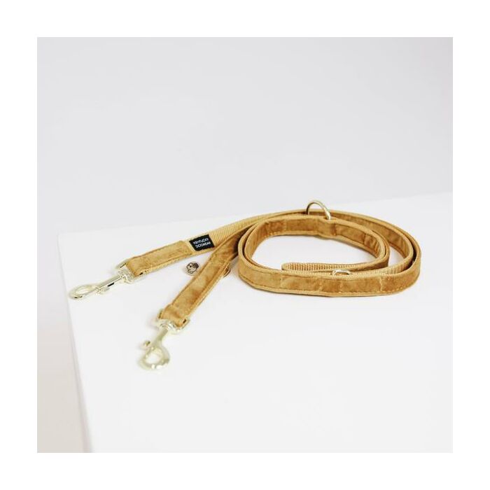 Hondenriem Kentucky Velvet geel 2 Meter Hondenriem Kentucky Velvet geel 2 Meter