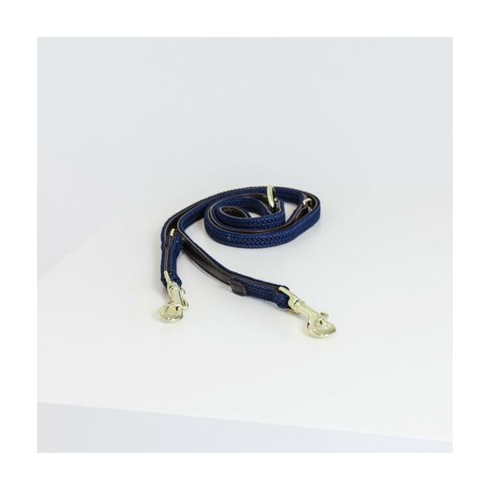 Hondenriem Kentucky Plaited Nylon blauw 2 Meter