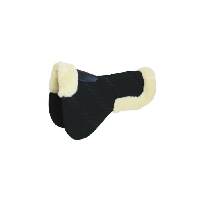 Zadelonderlegger Kentucky Sheepskin Impact Equalizer zwart 10 mm