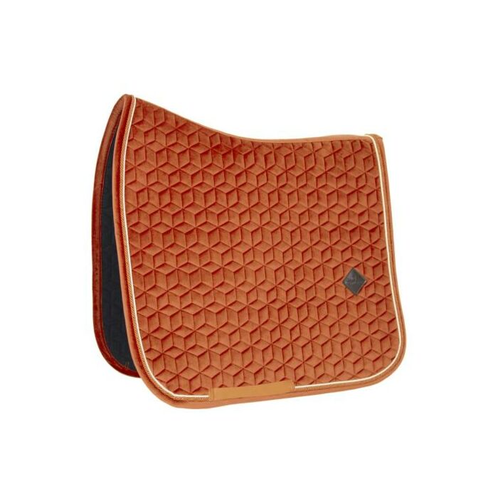 Zadeldekje Dressuur Kentucky Velvet oranje Full Zadeldekje Dressuur Kentucky Velvet oranje Full