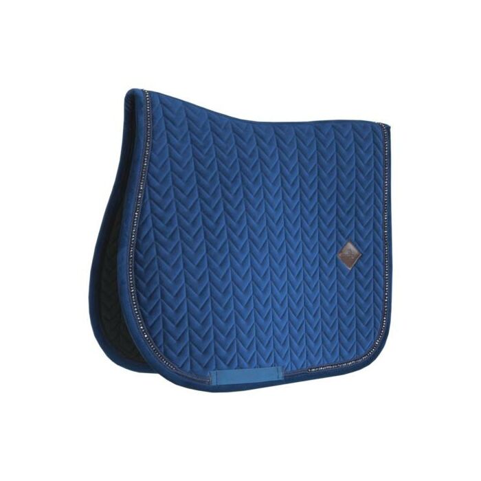 Zadeldekje veelzijdig Kentucky Velvet Pearls blauw Full