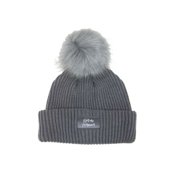 Muts Kentucky Pompom grijs