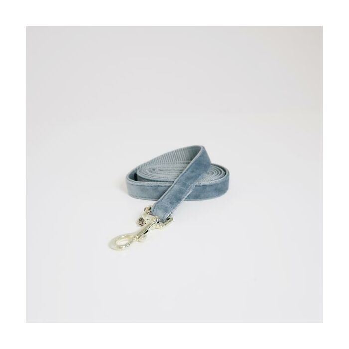 Hondenriem Kentucky Velvet blauw 120 cm