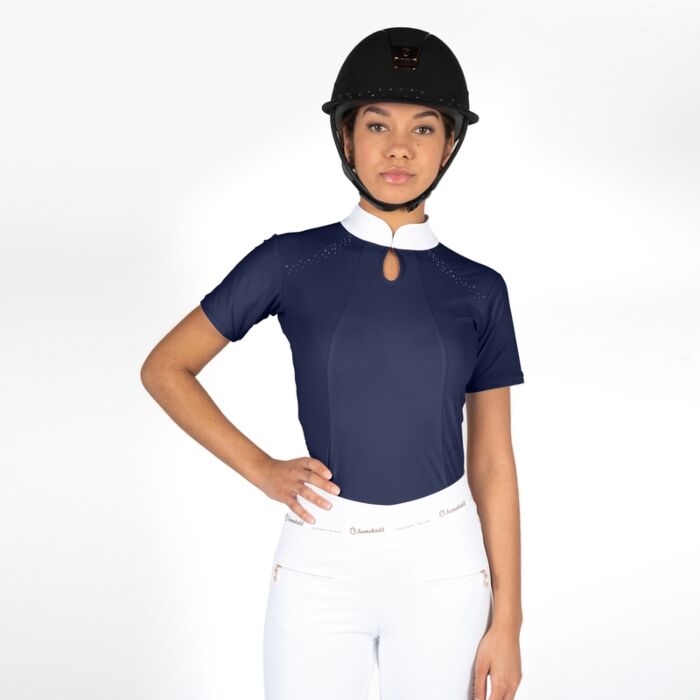 Wedstrijdshirt Samshield Elvira blauw L Wedstrijdshirt Samshield Elvira blauw L