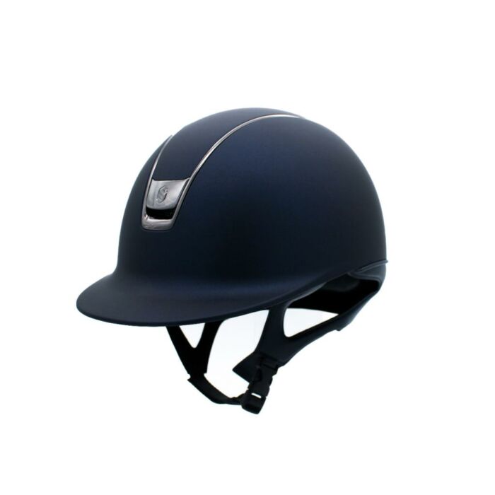 Rijhelm Samshield Shadowmatt V2 Blauw – Chrome Black – Maat M