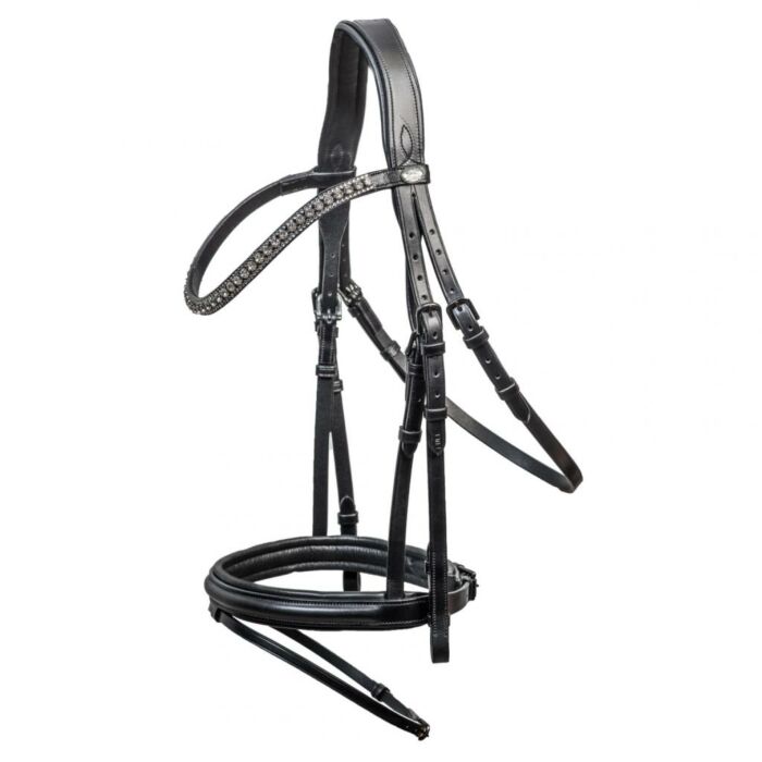 Schockemöhle Hoofdstel Da Vinci Xtreme Zwart/Gun Metal Full