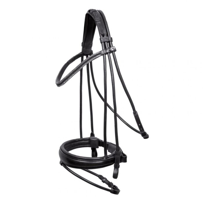 Schockemöhle Hoofdstel Picasso Xtreme Zwart/Gun Metal Cob Schockemöhle Hoofdstel Picasso Xtreme Zwart/Gun Metal Cob