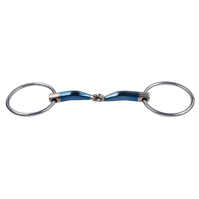 Watertrens Trust Equestrian Sweet Iron Enkel Gebroken 16 mm Blauw 11.5 cm