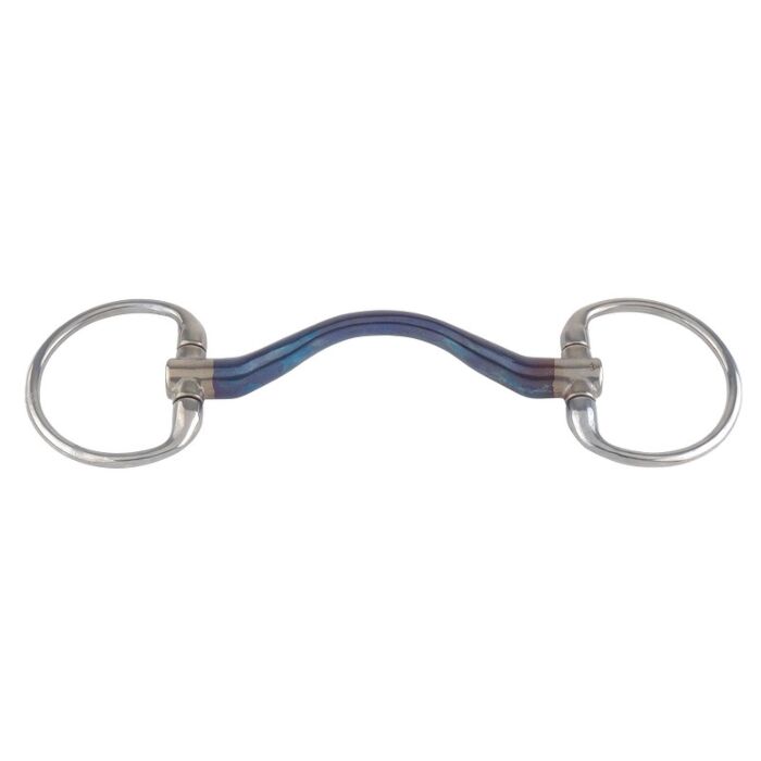 Watertrens Trust Equestrian Sweet Iron Tongboog 16 mm Blauw 12.5 cm Watertrens Trust Equestrian Sweet Iron Tongboog 16 mm Blauw 12.5 cm
