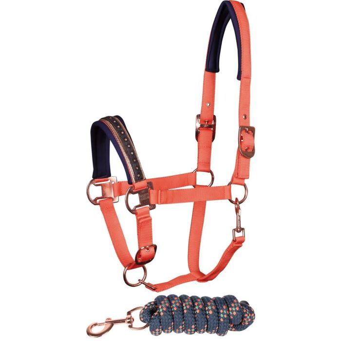 Halsterset Harry's Horse La Gloria Fushion Coral Pony