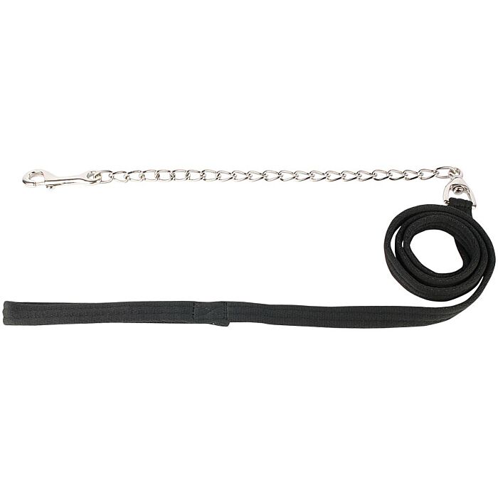 Halsterlijn Harry's Horse met ketting Zwart Halsterlijn Harry's Horse met ketting Zwart