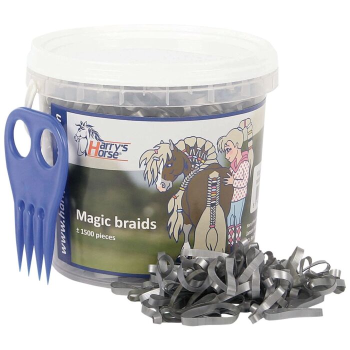 Magic braids Harry's Horse zilver Magic braids Harry's Horse zilver